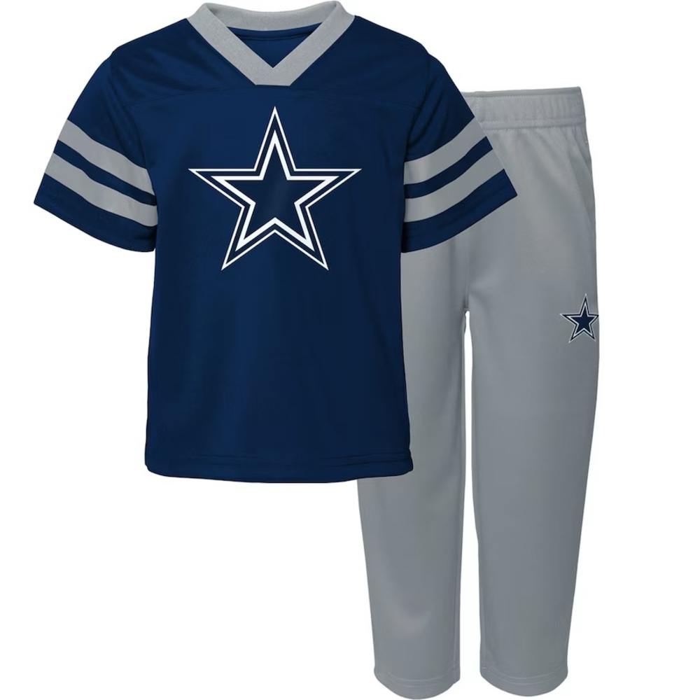 Dallas Cowboys Toddler Red Zone Jersey & Pants Set